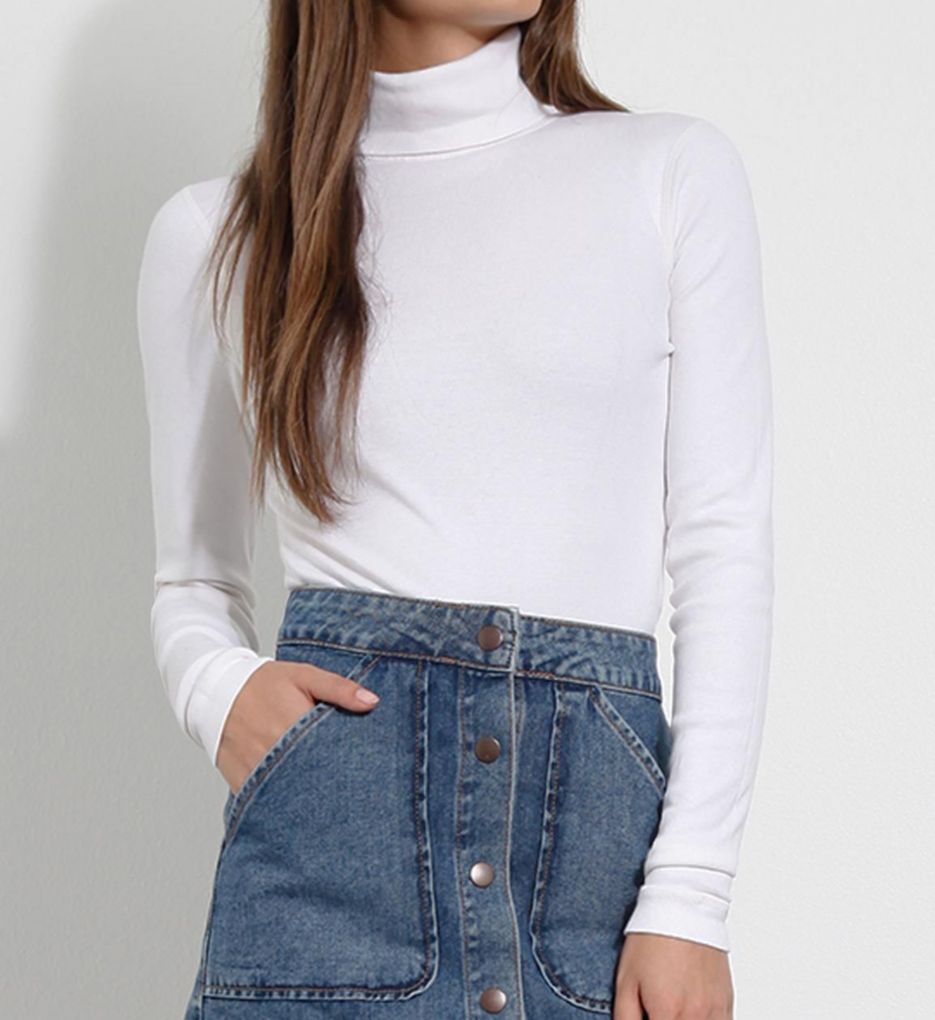 Combed Cotton Turtleneck-acs