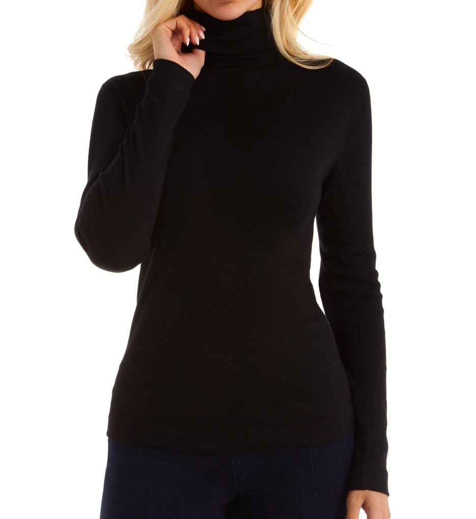 Combed Cotton Turtleneck-fs