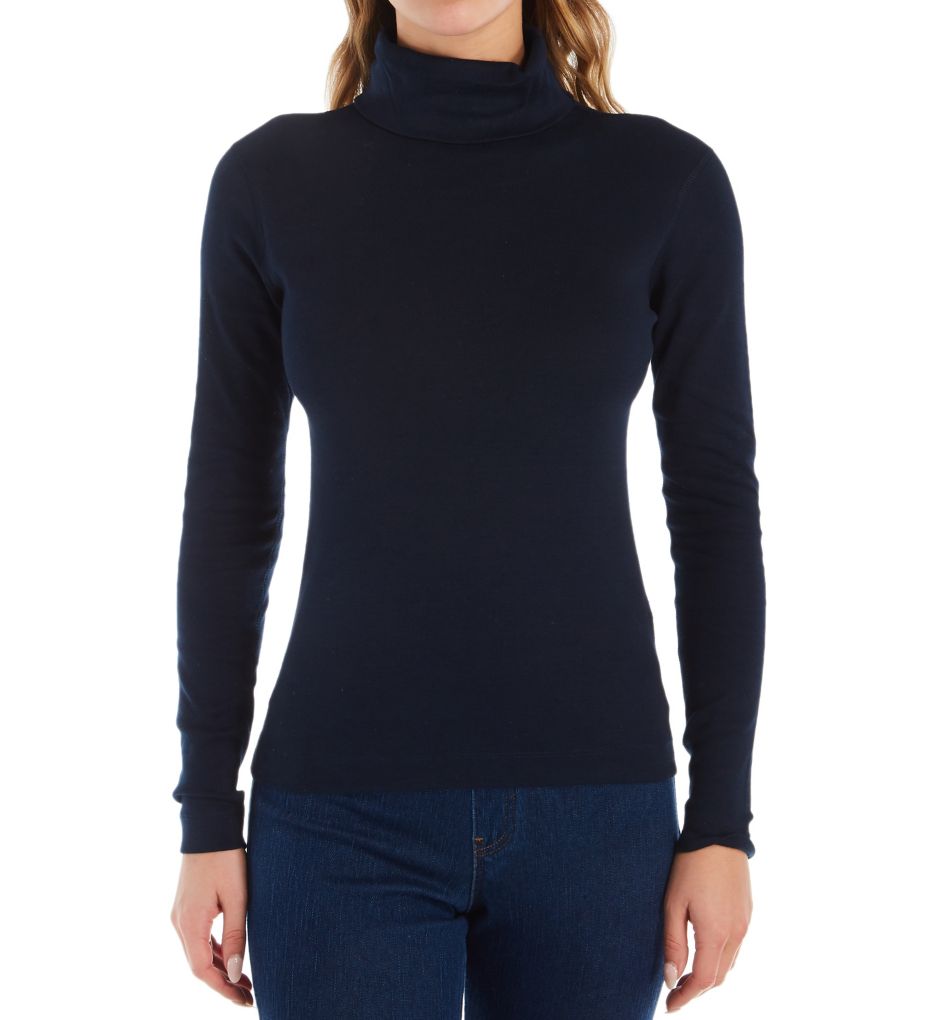 Combed Cotton Turtleneck-fs