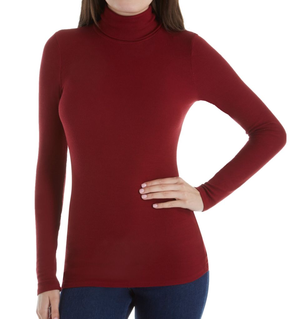 2x1 Viscose Long Sleeve Turtleneck-acs