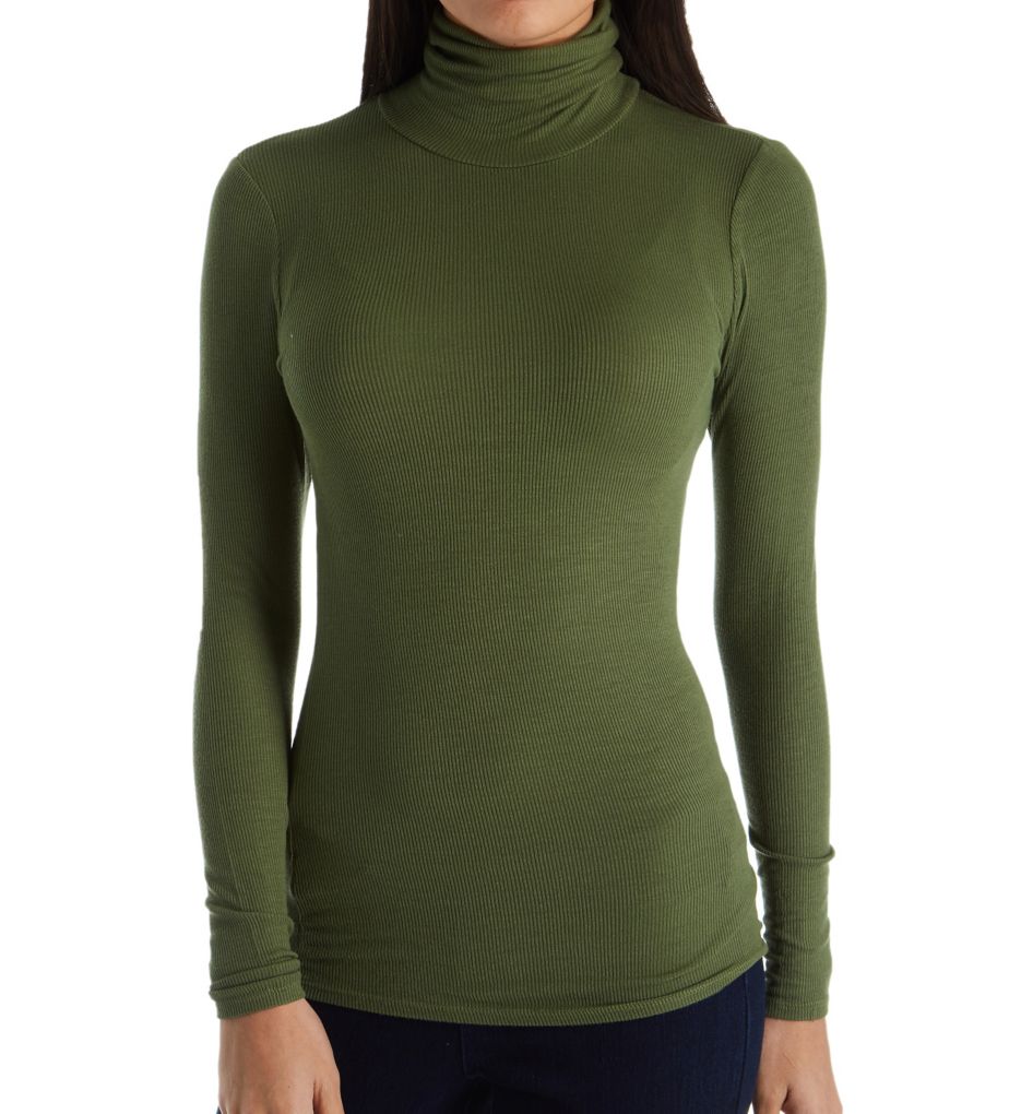 2x1 Viscose Long Sleeve Turtleneck-acs