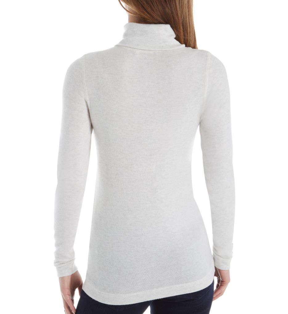 Brushed Sweater Long Sleeve Turtleneck-bs