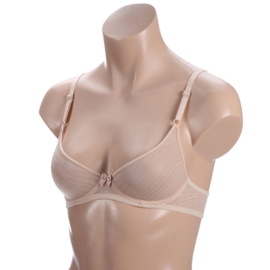 Mesh Underwire Demi Bra