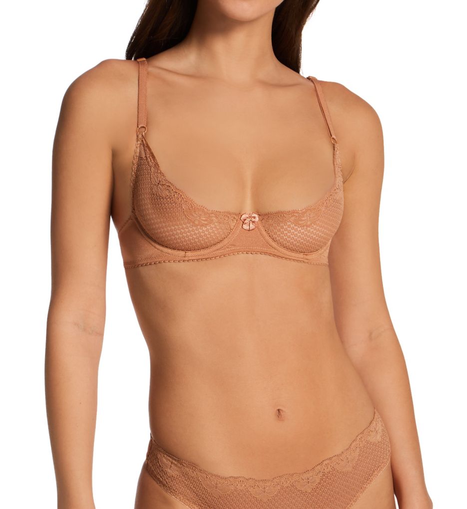 Alice Lace Underwire Demi Bra Caramel 36B by Timpa