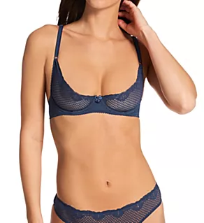 Alice Lace Underwire Demi Bra Dark Denim 32A
