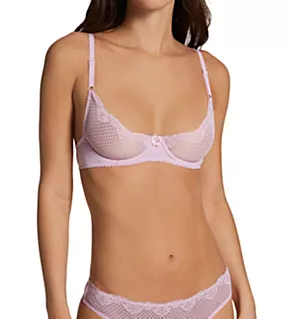 Alice Lace Underwire Demi Bra Pink 32A