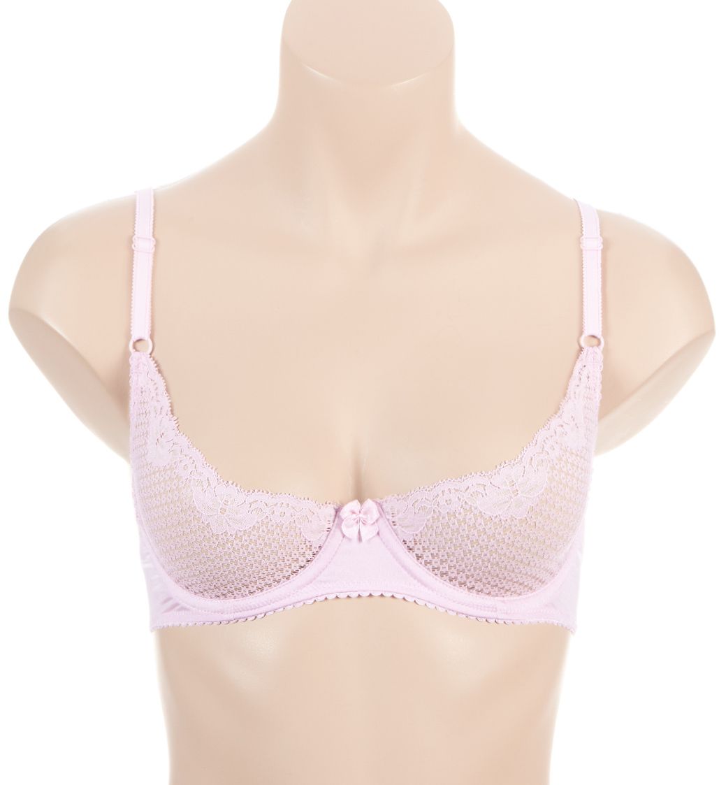 Timpa Alice Lace Underwire Demi Bra Pink 32A  - Image 1