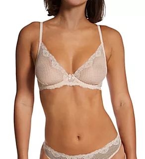 Alice Lace Plunge Bra Beige 32A