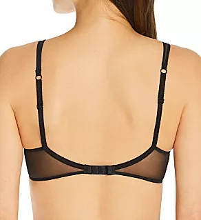 Camille Mesh Plunge Bra Black 32A