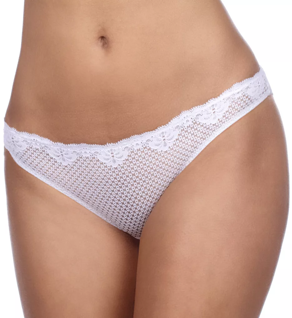 Alice Lace Low Rise Thong White M