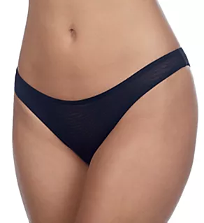 Mesh Low Cut Thong Black S