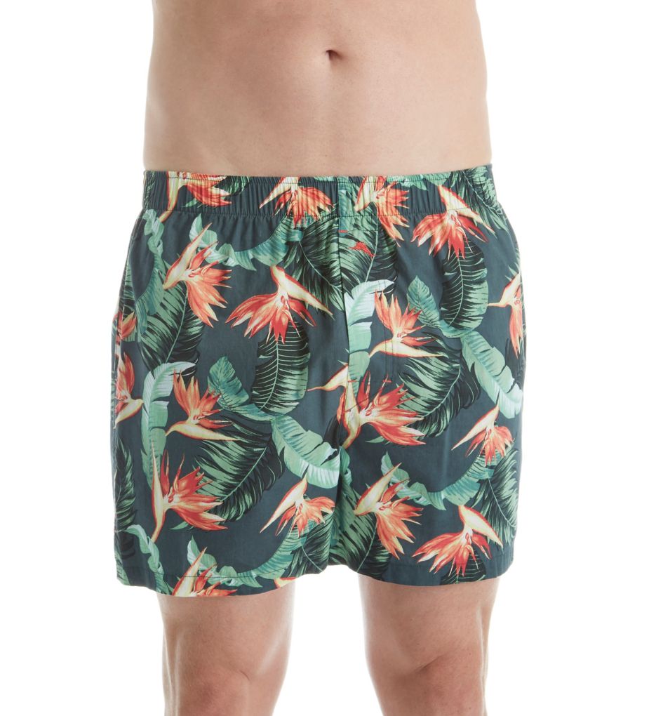 100% Cotton Birds of Paradise Boxers - 2 Pack-fs