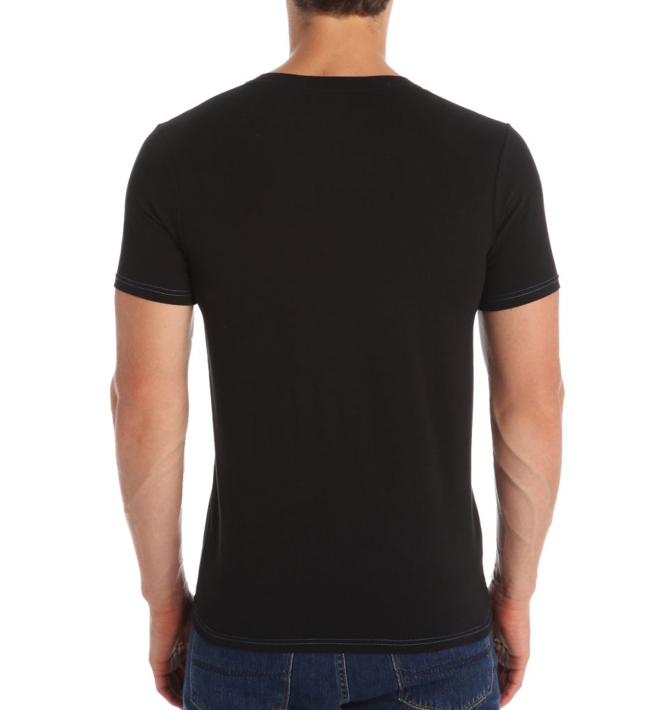 Stretch Cotton Comfort V-Neck T-Shirts - 2 Pack