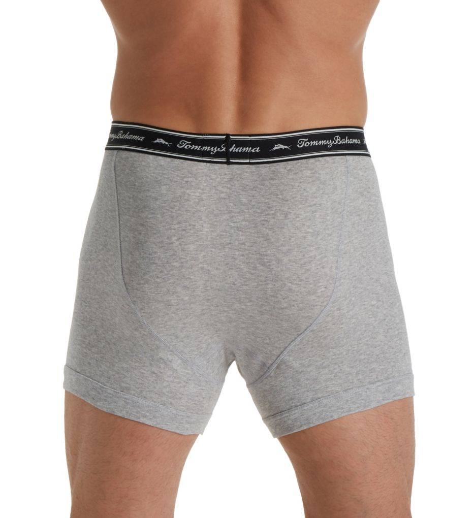 100% Cotton Ribbed Boxer Briefs - 3 Pack