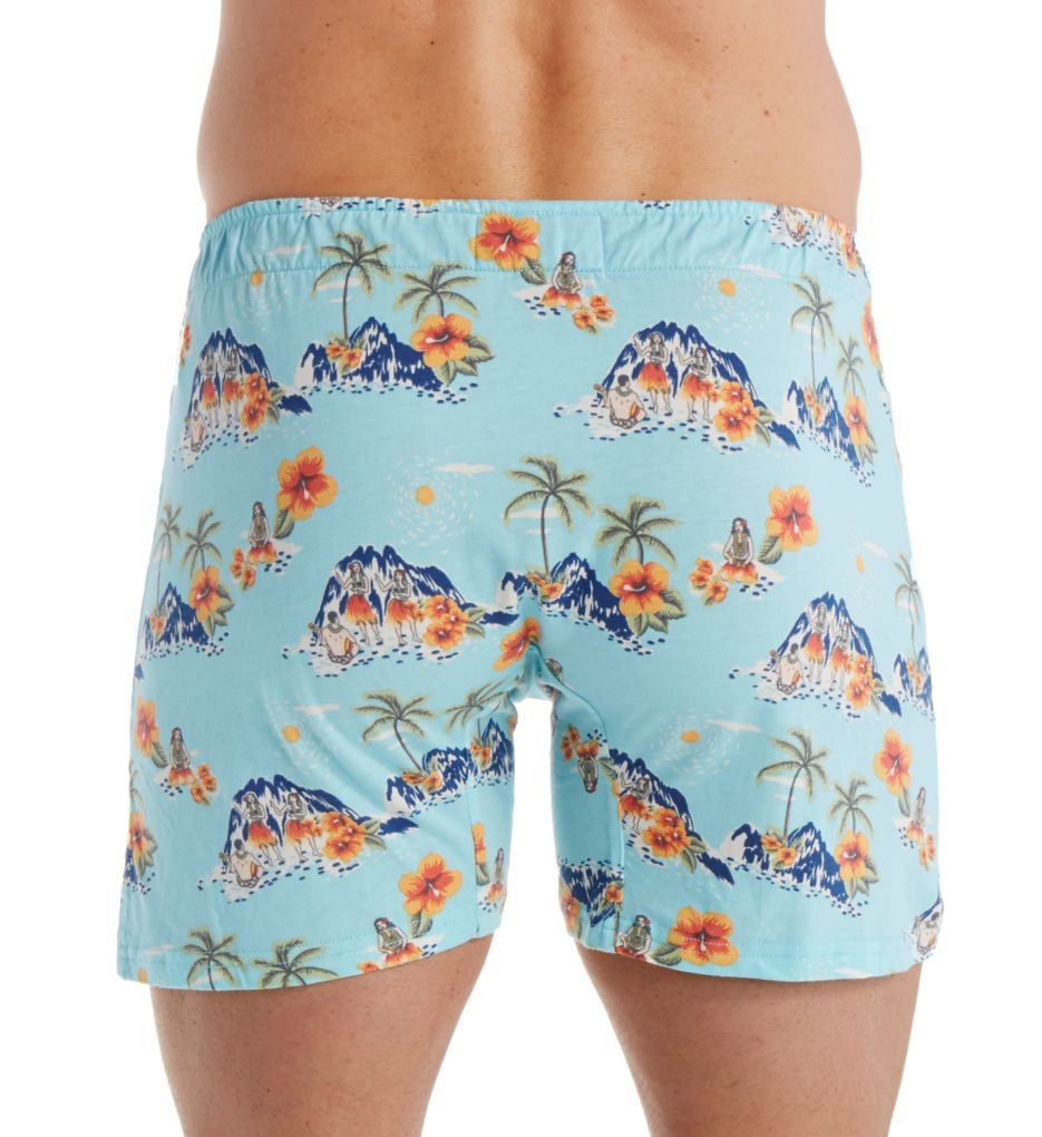 Island Print Cotton Modal Jersey Boxer Brief-bs