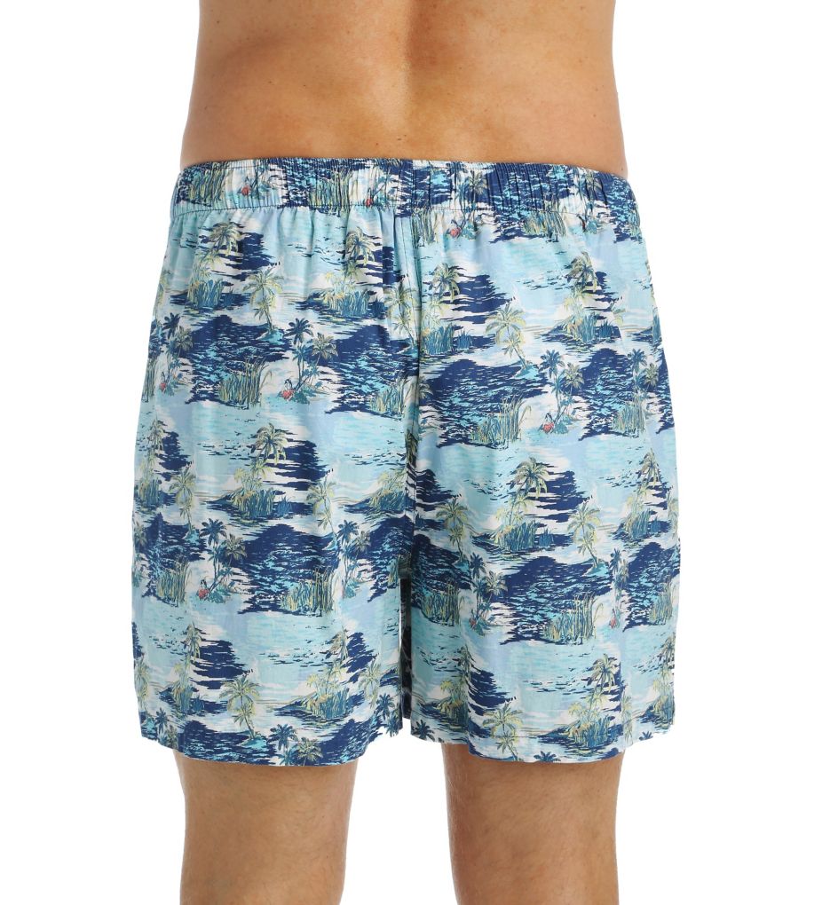 Big Man Island Print 100% Cotton Woven Boxers-bs