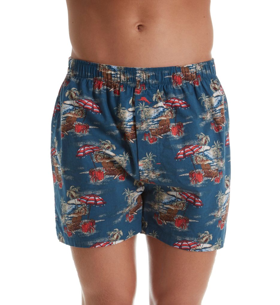 Holiday Seaside 100% Cotton Woven Boxer-fs