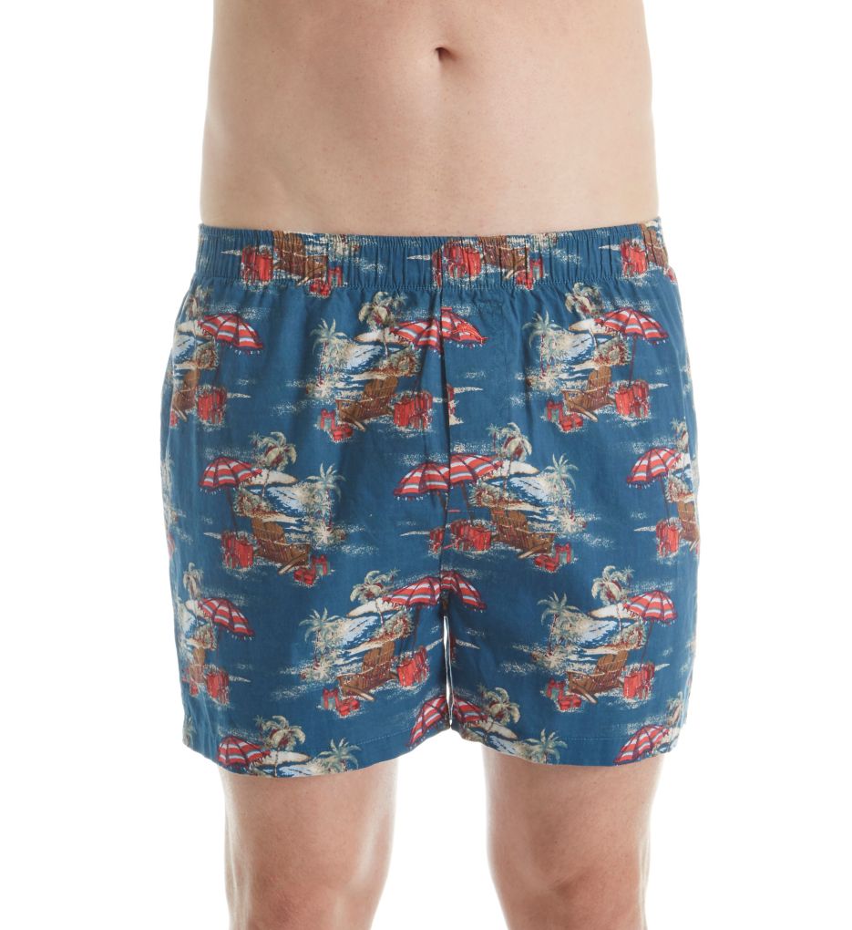 Big Man 100% Cotton Santa Beach Boxer-fs