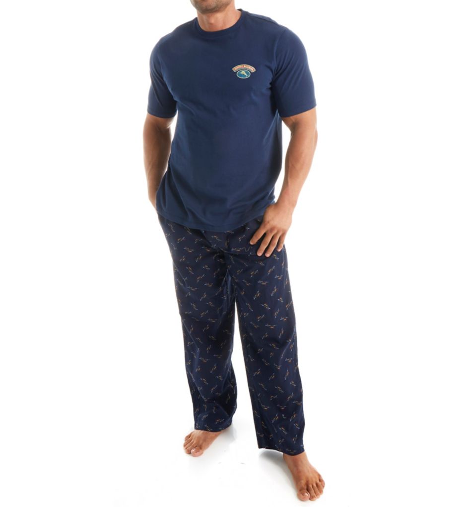 Tossed Marlin 100% Cotton Woven Lounge Pant-cs1