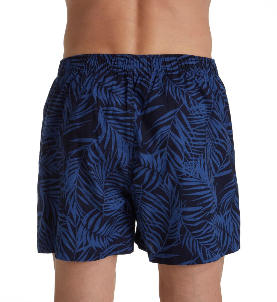 Big Man Midnight Leaves Cotton Woven Boxer