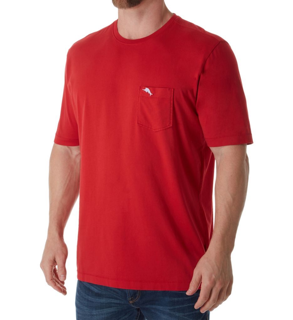 red tommy bahama shirt