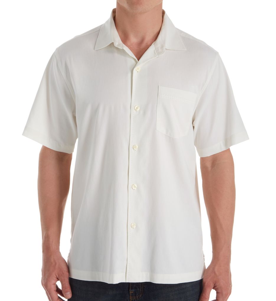catalina twill stretch camp shirt