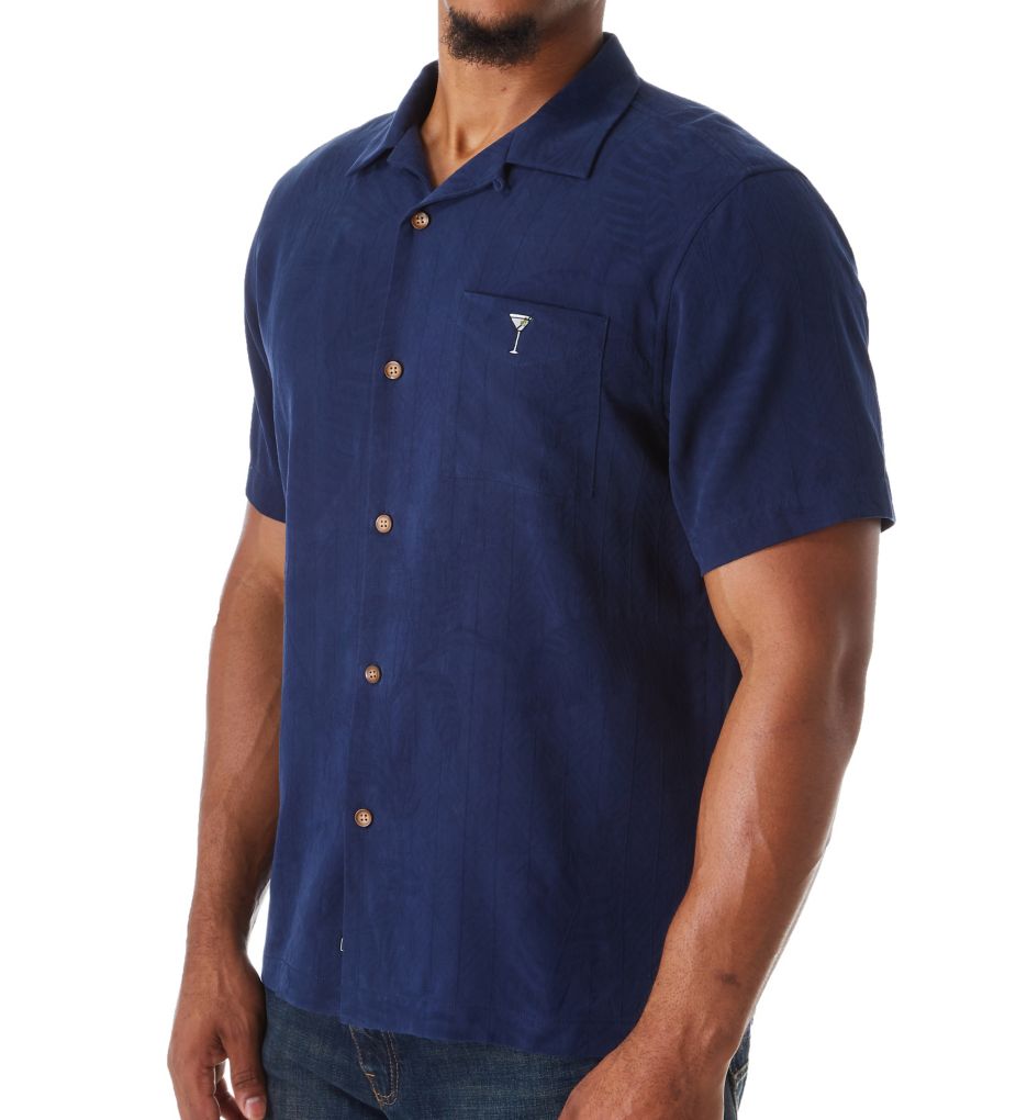 Stakes Are Fly Back Panel Embroidered Shirt