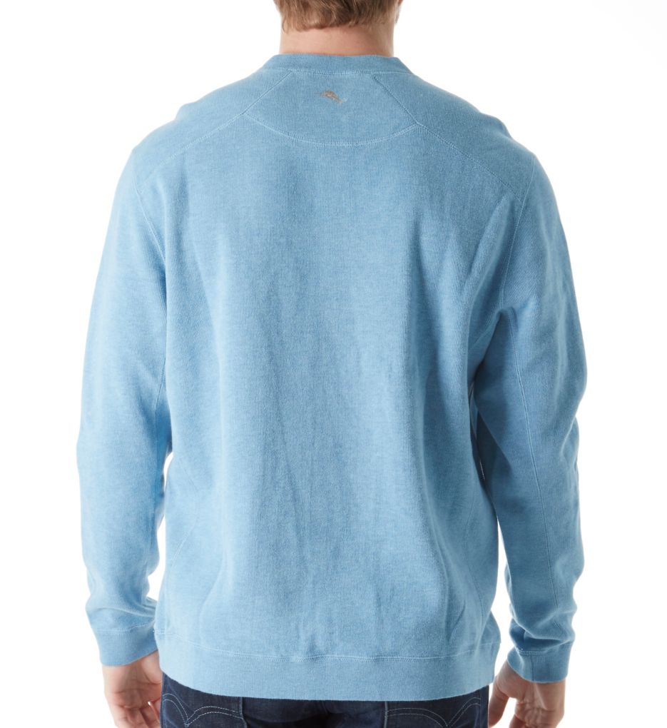 Flip Side Twill Reversible Crew Sweatshirt-bs