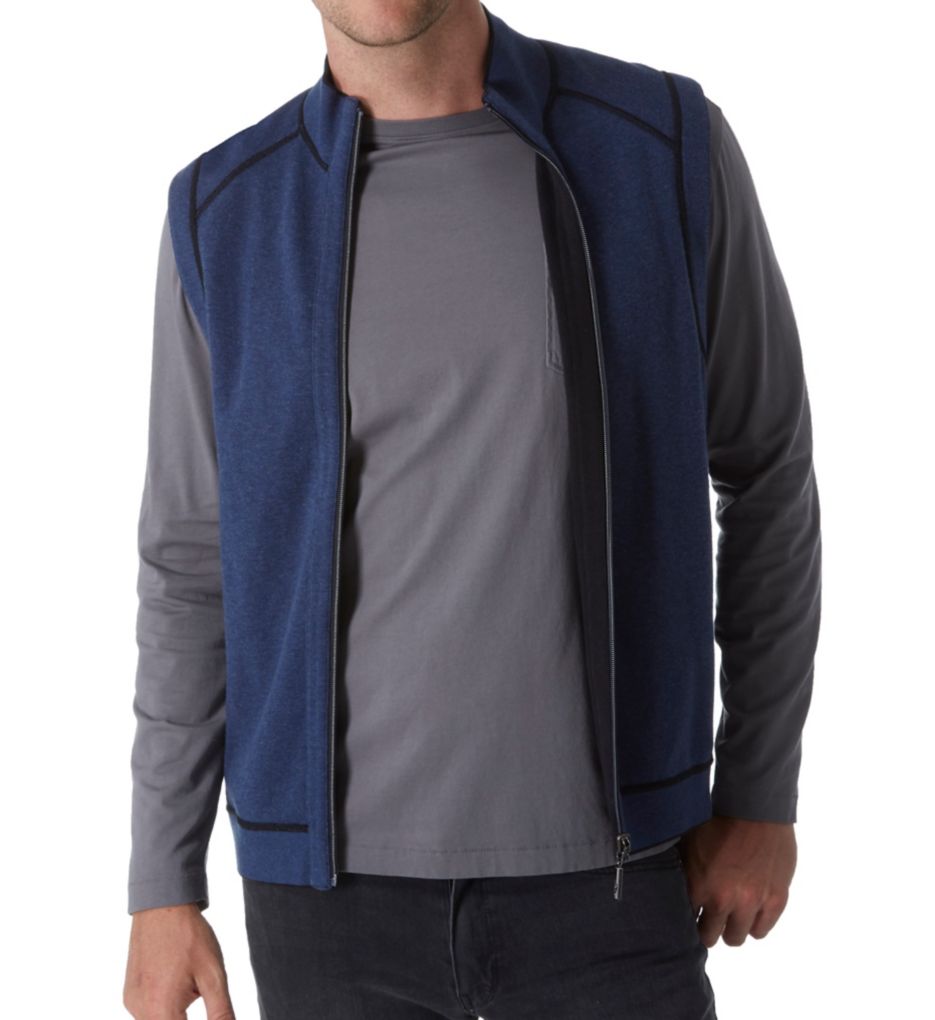 Flip Side Classic Reversible Full Zip Vest-fs