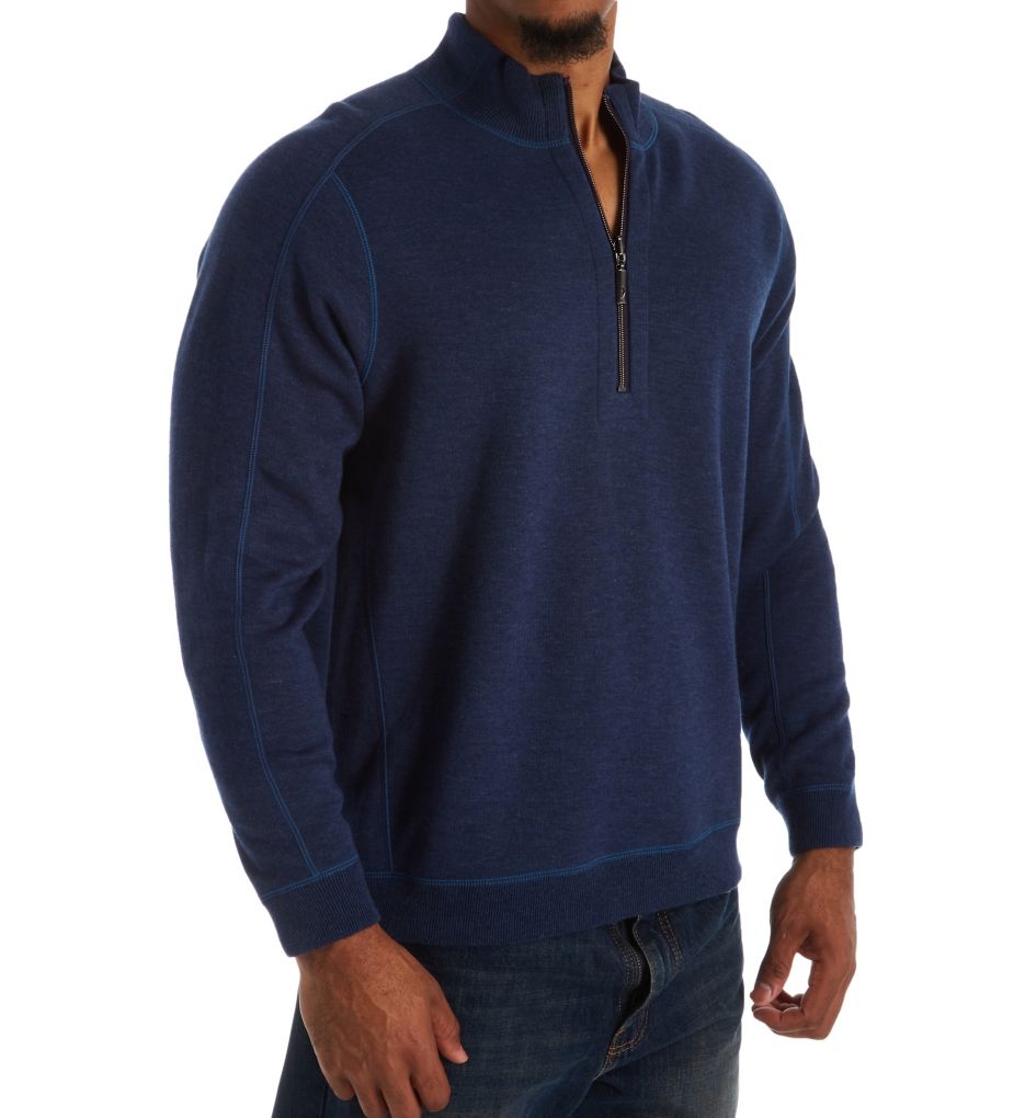 tommy bahama zip sweater