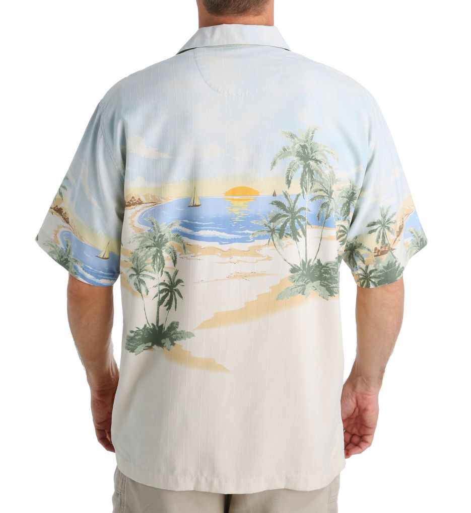 Sunscape Isle Silk Button Down Shirt