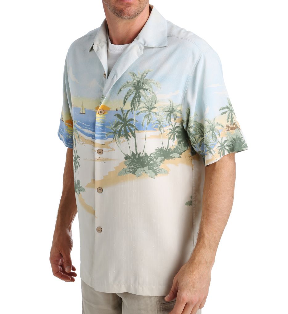 Sunscape Isle Silk Button Down Shirt-gs