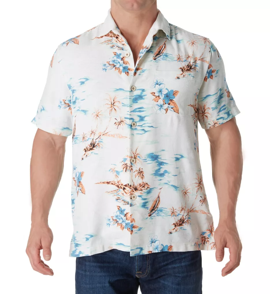 Tommy Bahama Island Hopping Silk Button Down Shirt T316899 - Image 1