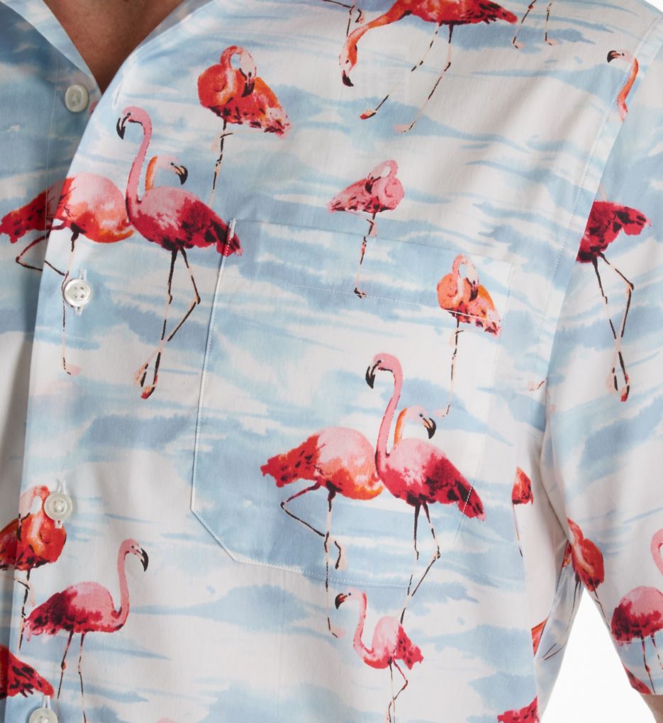 Delano Flamingo Silk Camp Shirt-cs1