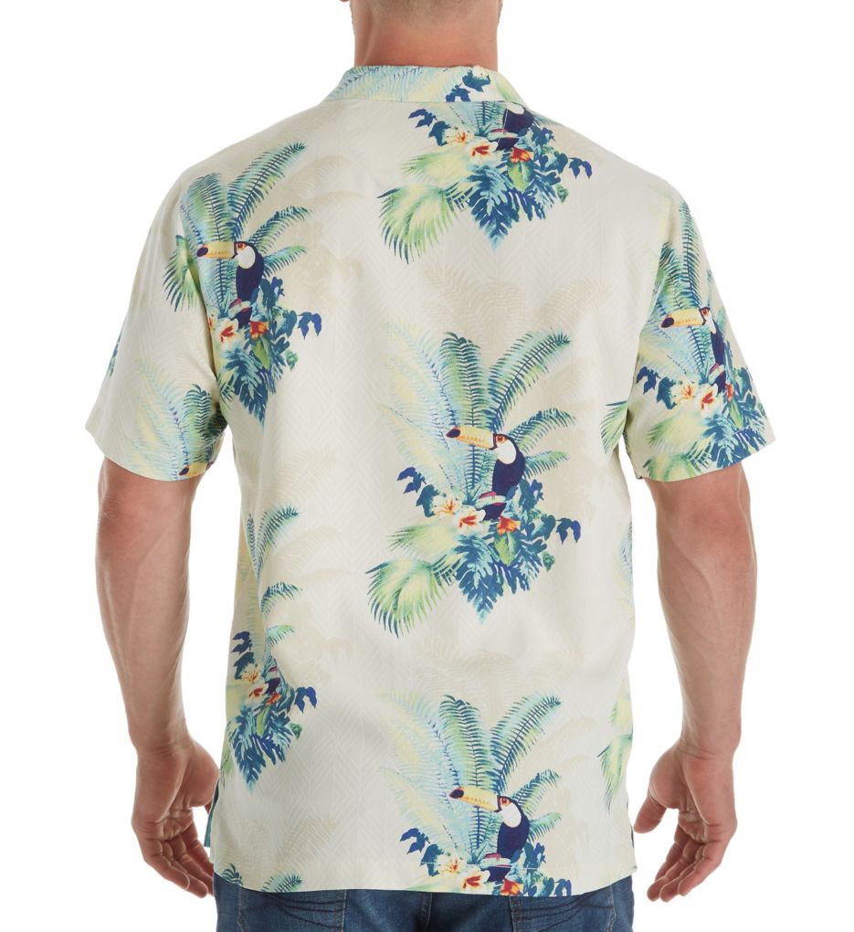 Tommy The Toucan Silk Camp Shirt-bs