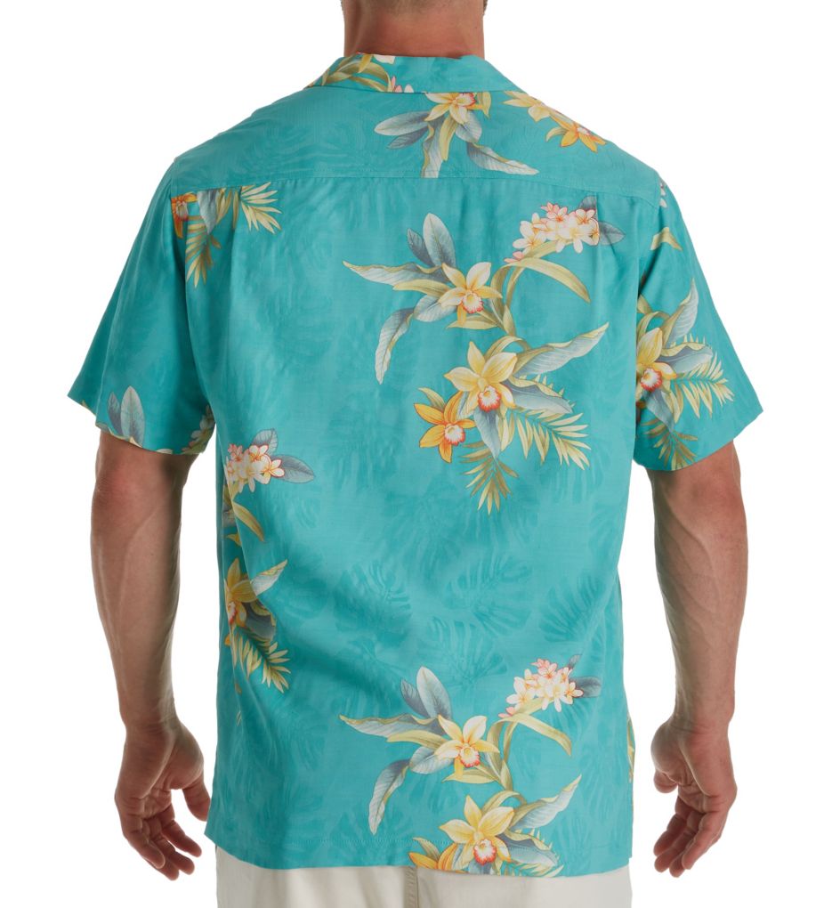 Open Water Blooms Silk Camp Shirt