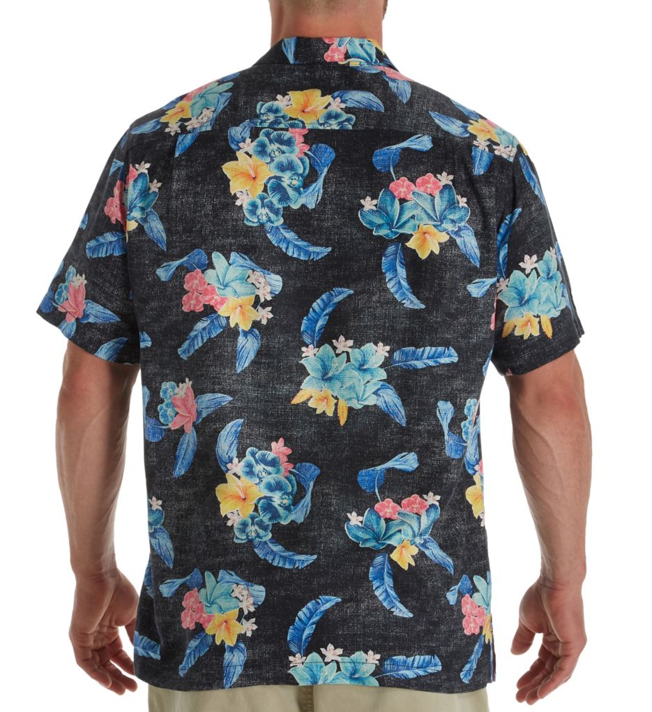 Salt Water Blooms Silk Camp Shirt