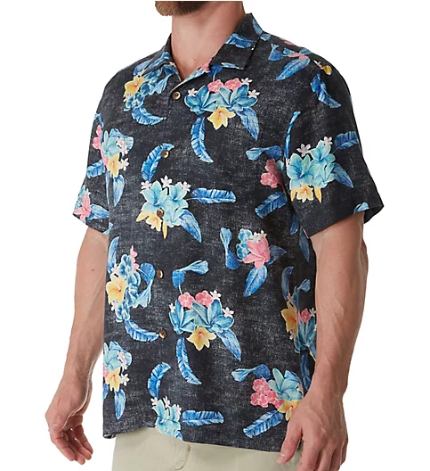 Tommy Bahama Salt Water Blooms Silk Camp Shirt T318973
