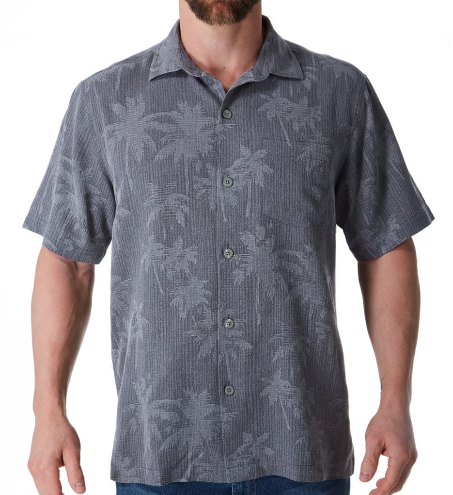 Digital Palms Silk Camp Shirt-fs