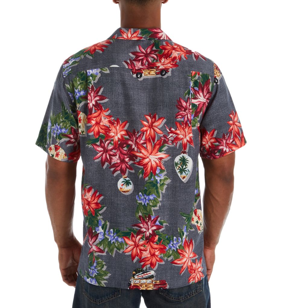 Poinsettia Holiday Camp Shirt