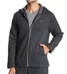 Brushed Back Lounge Hoodie Heather Charcoal M