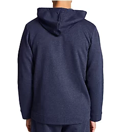 Big & Tall Brushed Back Lounge Hoodie Heather Navy 1XL