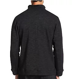 French Terry Full Zip Sweatshirt Black M