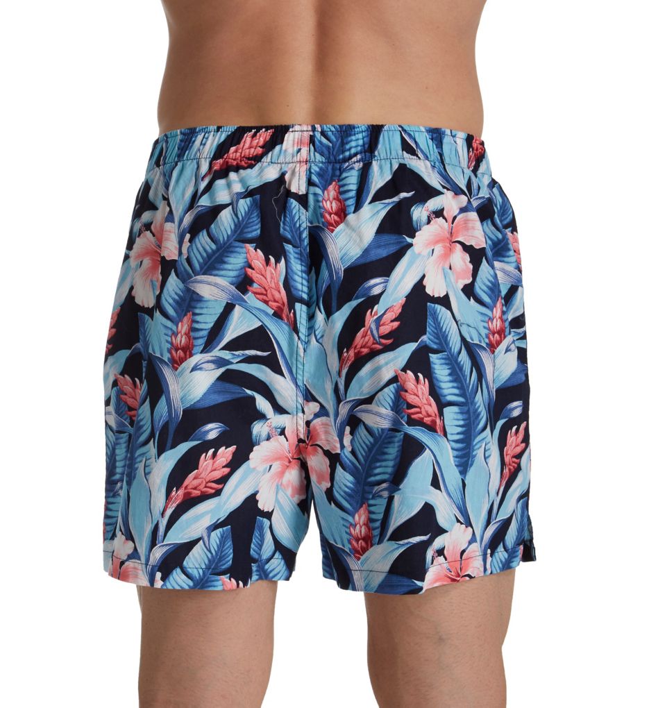 Florida Palm & Tiny Fish Woven Boxers - 2 Pack