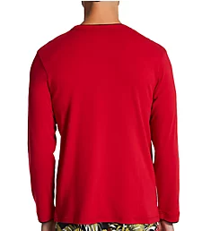 Cotton Modal Long Sleeve Knit Jersey T-Shirt Ski Patrol M