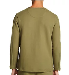 Loop French Terry Lounge T-Shirt Olive Green M