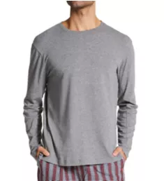 Cotton Modal Long Sleeve T-Shirt Heather Grey S