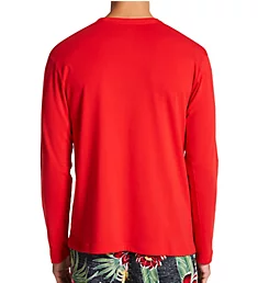 Cotton Modal Long Sleeve T-Shirt Red S
