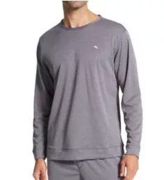 Big & Tall Reversible Long Sleeve Crew Medium Grey 1XL