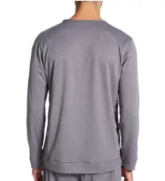 Big & Tall Reversible Long Sleeve Crew Medium Grey 1XL